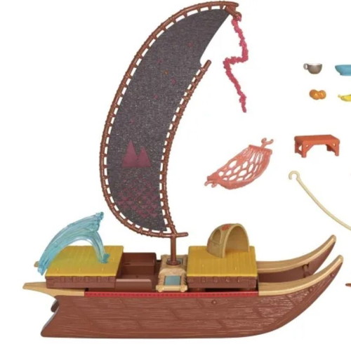 Disney Princess Vaiana Ship with Transforming Play Areas