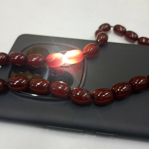 Fatouran modern komboloi worry beads, brown