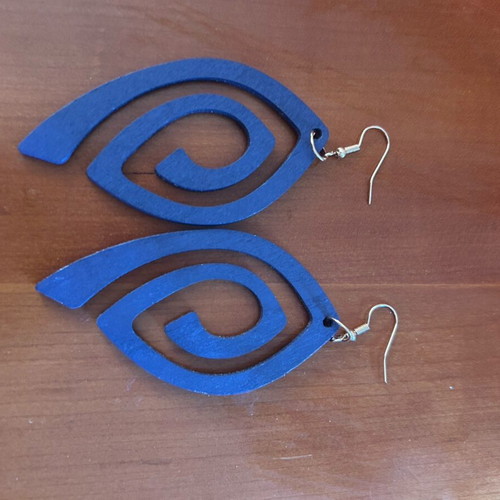 Wooden earrings new, set of 3, gift packaging