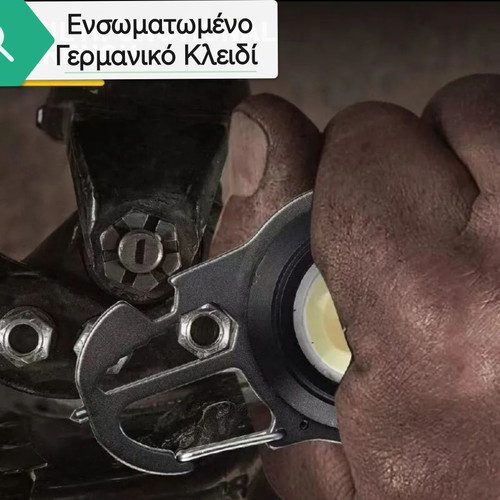 Survival carabiner new with LED light and multitool