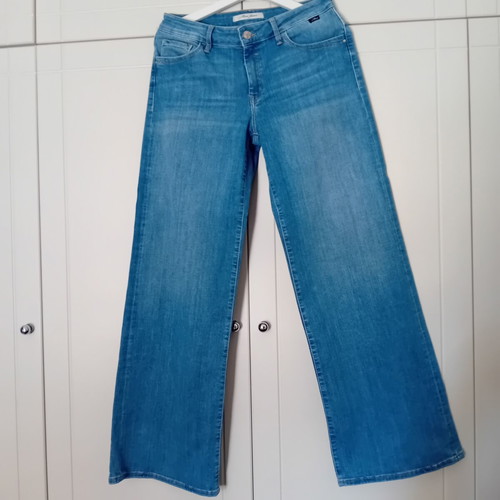 Mavi Jeans Wide Leg Pants like new, medium blue wash, size M
