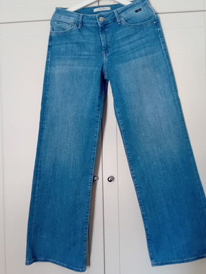 Mavi Jeans Wide Leg Pants like new, medium blue wash, size M