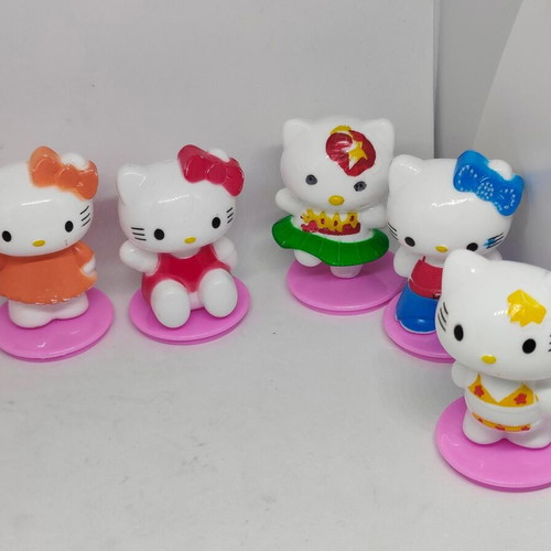 Hello Kitty collectible figure set of 8, like new