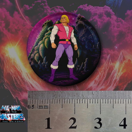 He-Man and the Masters of the Universe pin set new, 7 pieces, 3 cm