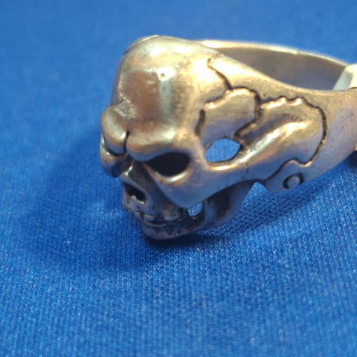 Silver ring with 925 stamp, new, adjustable sizes