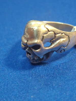 Silver ring with 925 stamp, new, adjustable sizes