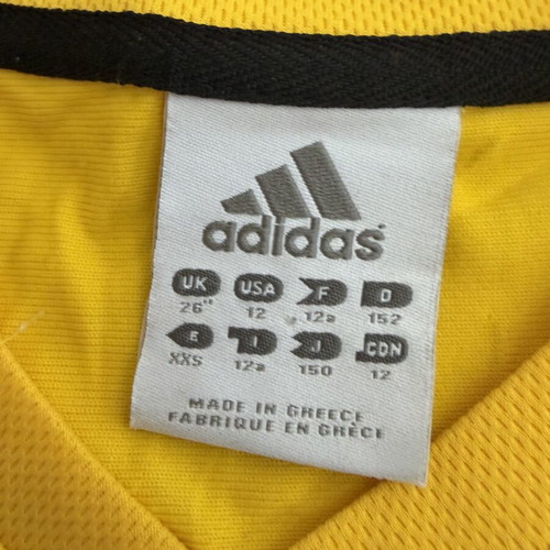 Aris Adidas T-shirt XXS like new, black and yellow