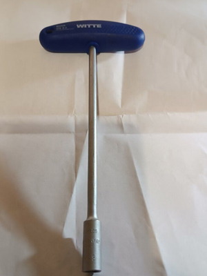 Witte Tap Wrench No 8 mm New, 20 cm Length with Handle