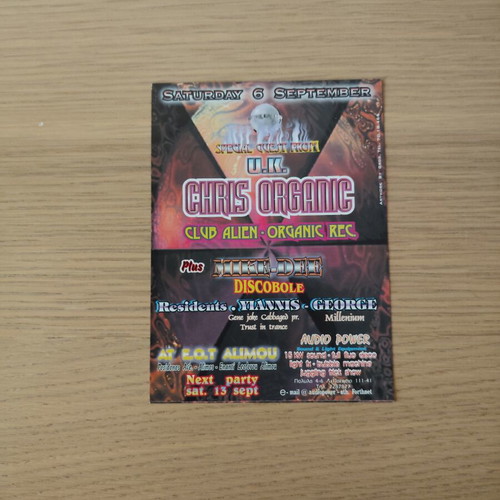 Trancemedia Global Dominance 1997 Rave Psytrance Flyer