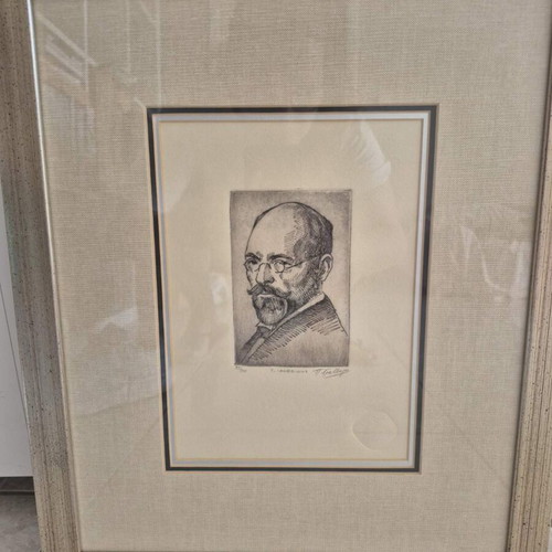 Chalcography by Panagiotis Gravvalos numbered 25/40, used
