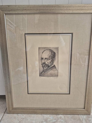 Chalcography by Panagiotis Gravvalos numbered 25/40, used