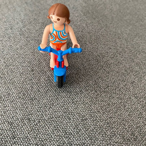 Playmobil child with scooter like new