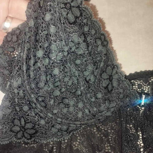 Lingerie sexy baby doll black with lace like new