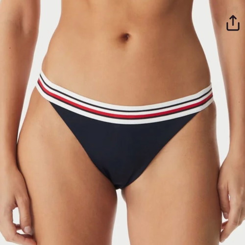 Tommy Hilfiger bikini set like new, navy with logo band