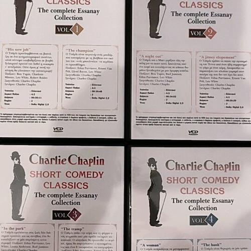 Charlie Chaplin DVD comedy classics collection 7 discs like new