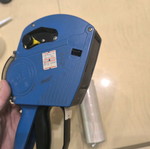 Mechanical labeler used