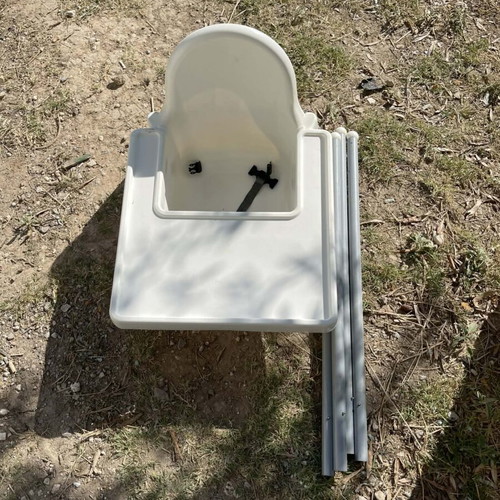 Baby high chair with accessories