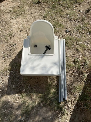 Baby high chair with accessories