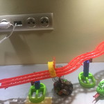 Πίστα Mighty Beanz με 16 μεταχειρισμένα φασόλια και φιγούρα