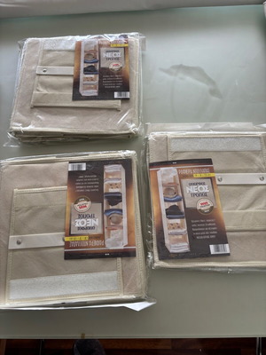 Ραφιέρες ντουλάπας πάνινες καινούργιες, πακέτο 4 τεμαχίων