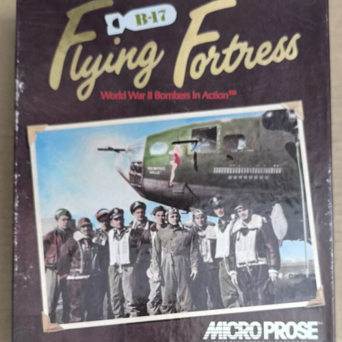 B-17 Flying Fortress PC game by MicroProse, 3.5" disks, big box