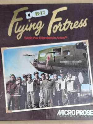 B-17 Flying Fortress PC game by MicroProse, 3.5" disks, big box