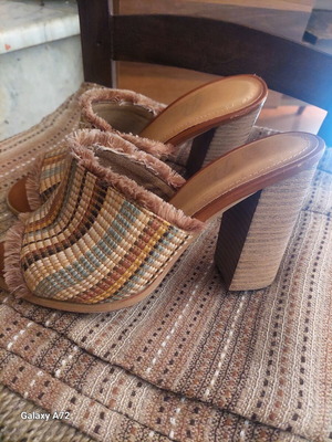 Parex mules like new, colorful, size 38