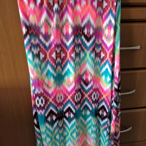 Maxi skirt new, colorful, elastic waist, sizes S-M