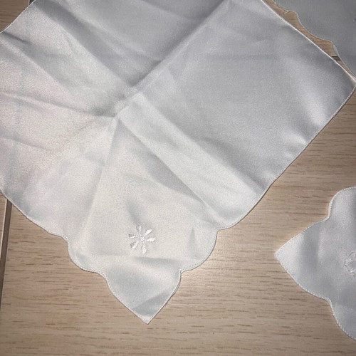 Decorative towels 3, like new, 100% cotton, white