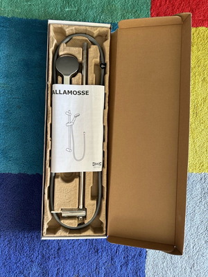 Vallamosse Ikea shower column used with handset set