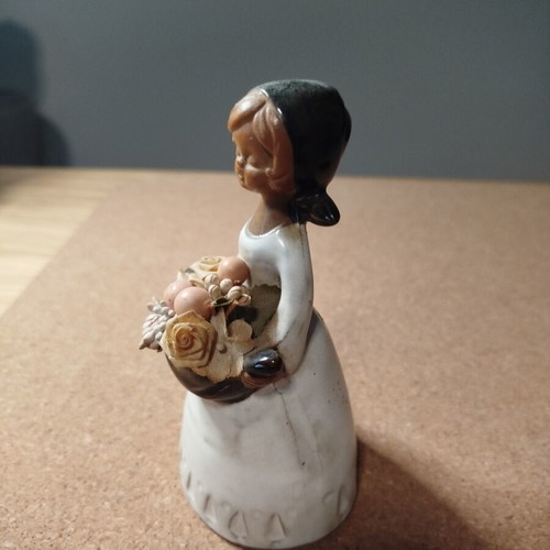 Porcelain figure Porcegama Valencia Spain used, handmade, 14 cm