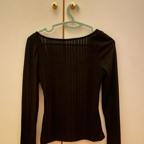 Shein black blouse like new, fits small size