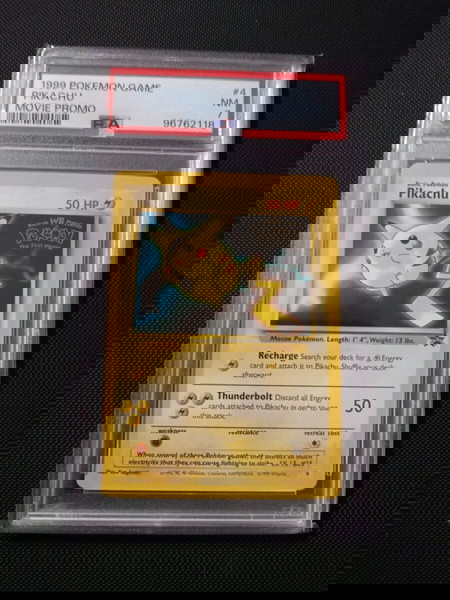 Pokemon - Pikachu #4 Movie Promo PSA 7