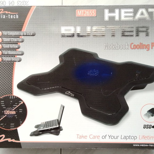 Laptop base and cooler new with strong airflow and LED lighting