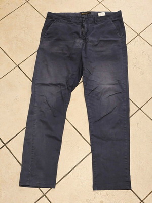 Funky Buddha pants, blue and black, size M