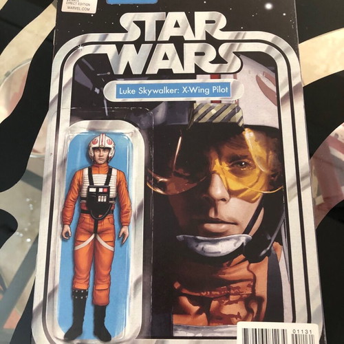 Star Wars 11 Luke X-Wing Pilot Figure Variant Cover new Marvel Comics 2015