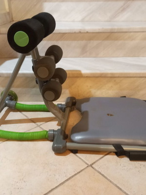 Abdominal Exercise Machine used, folds and stores easily