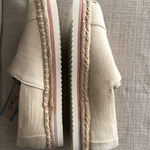 Women's platform espadrilles Toms 40 new, beige