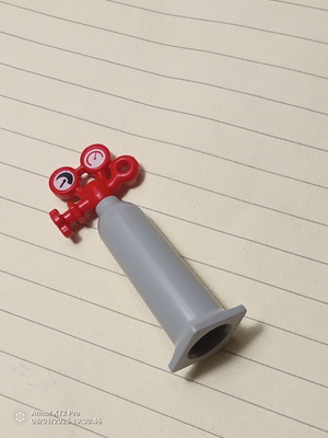 Playmobil propane pump accessory like new