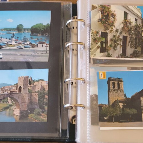 Leuchtturm hardcover album with 72 architectural postcards, like new