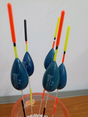 Cralusso fishing floats for apico bolonez, pack of 5, new