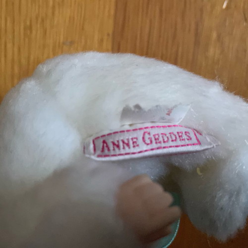 Anne Geddes stuffed bunny collectible 17cm used