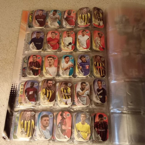 Football Metal Tags Set of 200 Used in Album