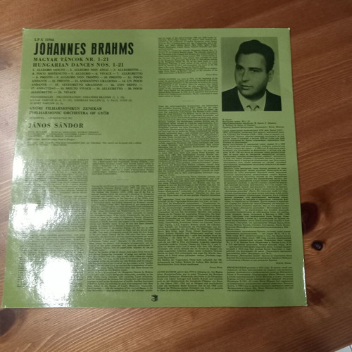 Johannes Brahms Hungarian Dances vinyl record like new, classical music