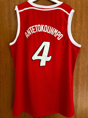 Φανέλα-Εμφάνιση Giannis Antetokounmpo Φιλαθλητικός Ο.Α. Μέγεθος XL καινούργιο επίσημο αντίγραφο