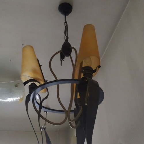Italian 3-light pendant lamp new exhibition piece