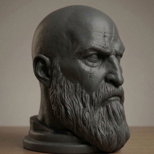 Kratos God of War Headset Stand new, grey matte