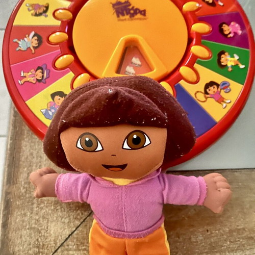 AS Dora the Explorer electronic activity game with plush toy, vintage 2008