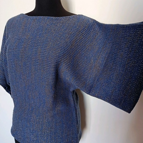 Stradivarius knitted sweater new with silver details size M