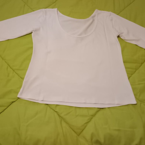Blouse with 3/4 Sleeve new, white, size M